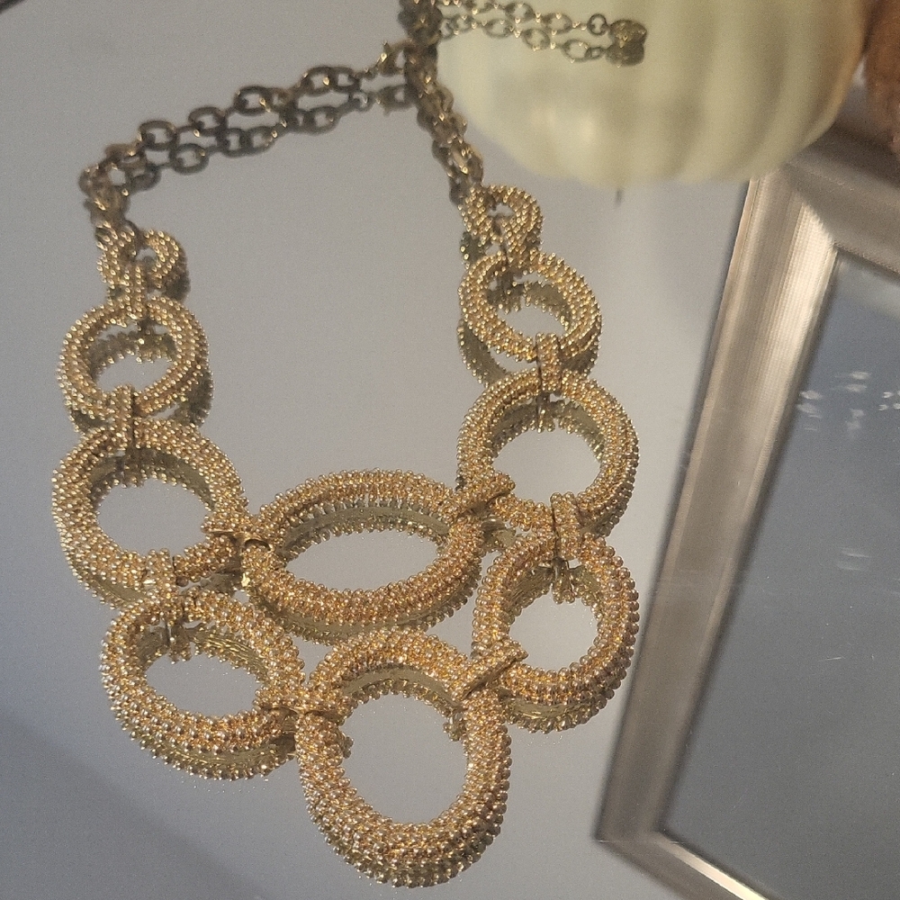 Lilly Pulitzer Gold Statement Necklace